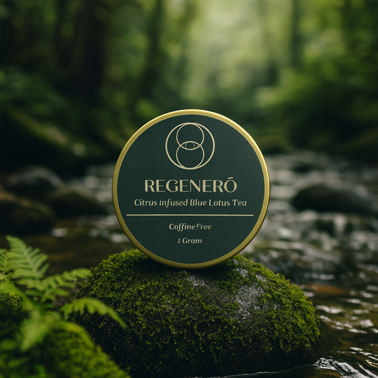 Citrus Infused Blue Lotus Mushroom Tea